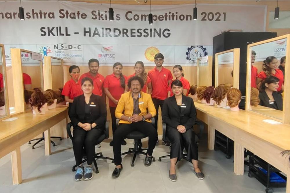  Maharashtra State Skills competition -  2021 State Level Hairdressing